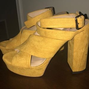 Platforms from JustFab super comfy